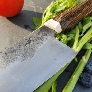 Custom Chef's Knife with Bocote Handle