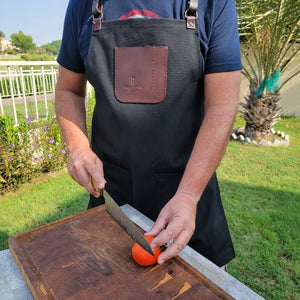 Black Apron (made with recycled fabric)